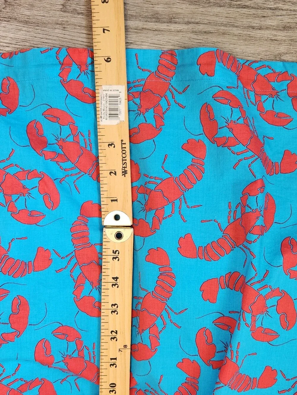 J. Crew Blue Lobster Print Tiered Cotton Maxi Dress 12 Vaca Summer Coastal - Picture 8 of 14